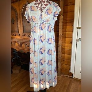 NWT Suzanne Betro Floral Summer Maxi Dress 1X